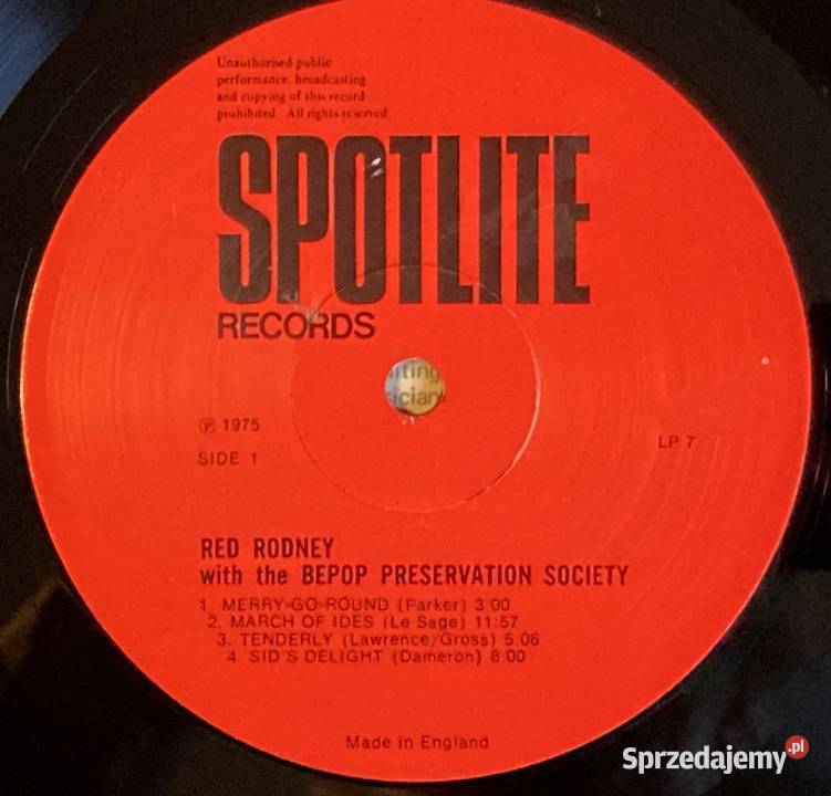 Red Rodney With The Bebop Preservation Society Szczecin sprzedam