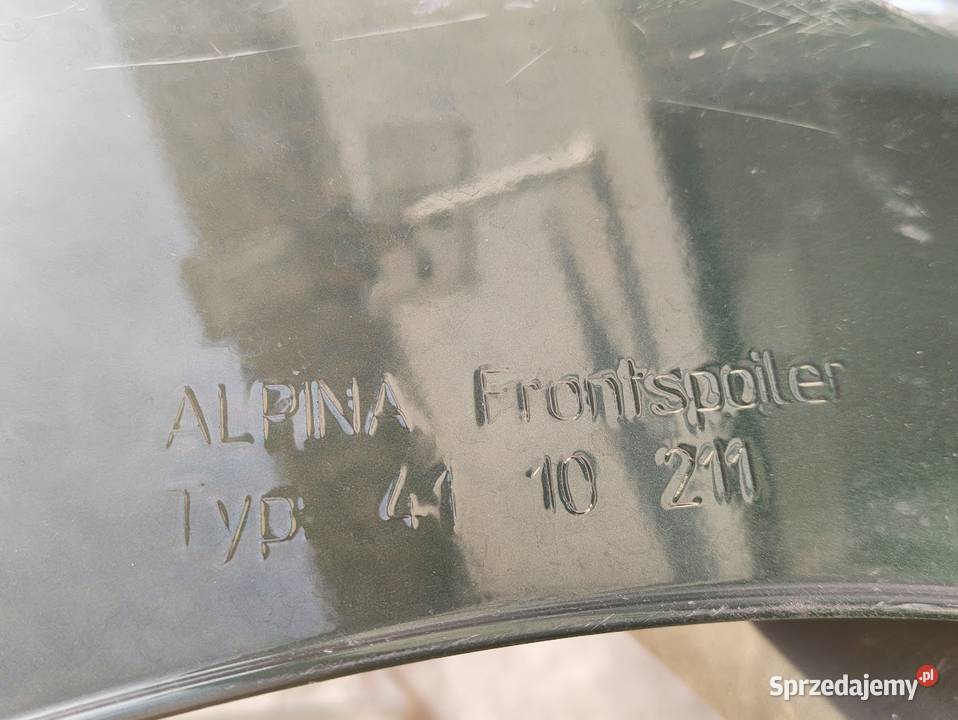 Spoiler Zderzaka Przód Dokładka ALPINA BMW 3 G20 Pleszew