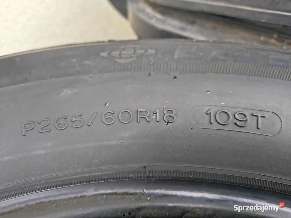 Opony 265 65 18 michelin podkarpackie Leżajsk sprzedam