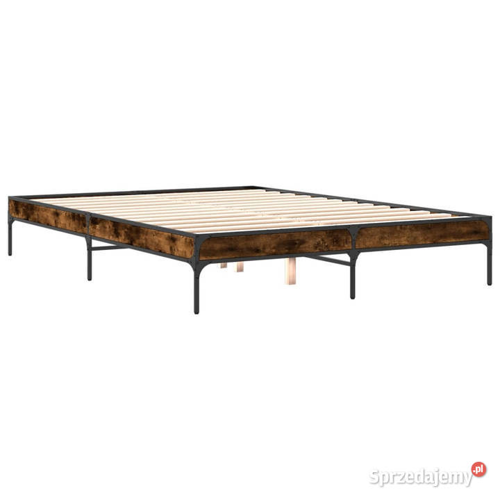 Rama łóżka przydymiony dąb 150x200 WM845013 mazowieckie