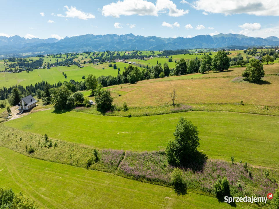 Sierockie Działka z widokiem na Tatry 1206M2 polna
