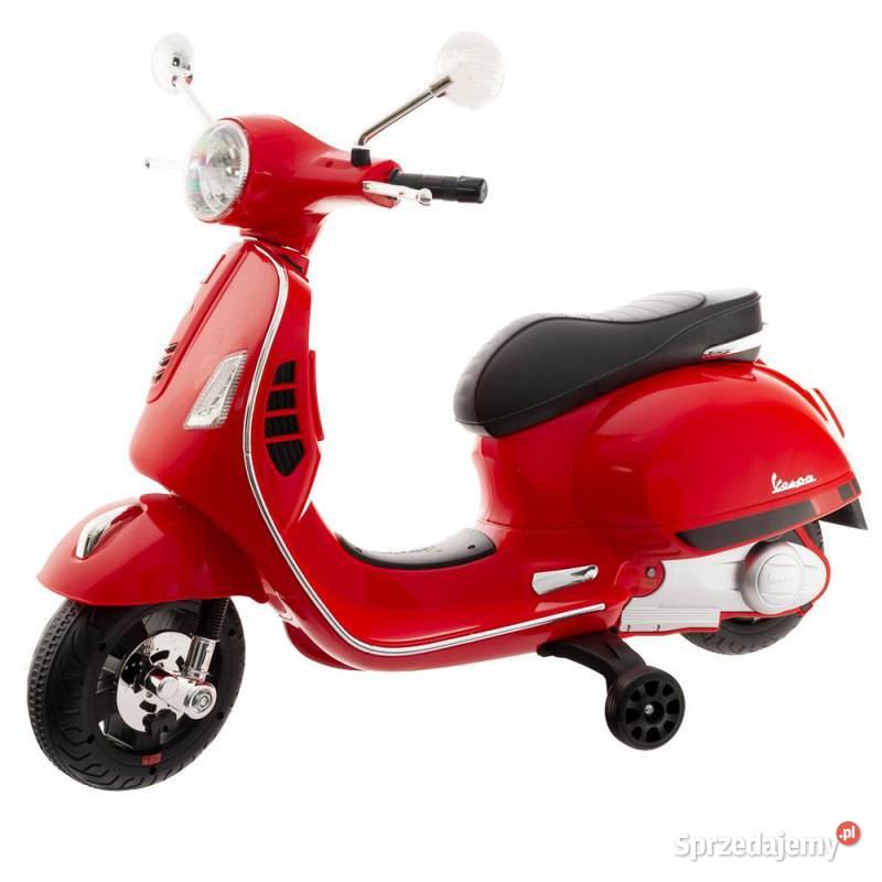 EUROBABY SKUTER VESPA RED AKUMULATOR