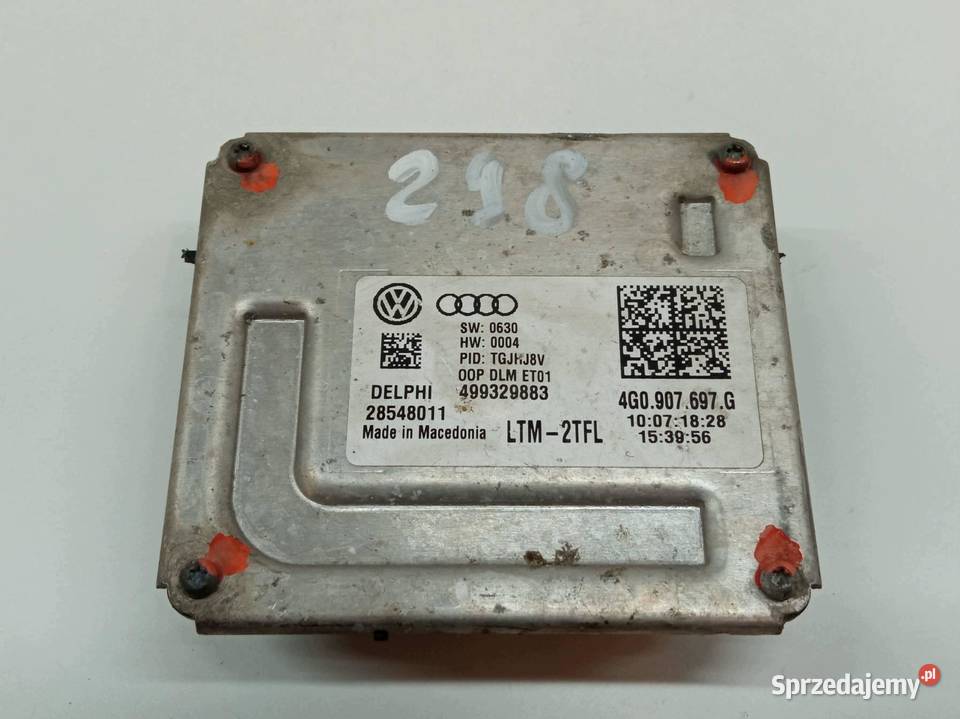 PRZETWORNICA XENON 4G0907687G VW Volkswagen Rok produkcji 2018 świętokrzyskie