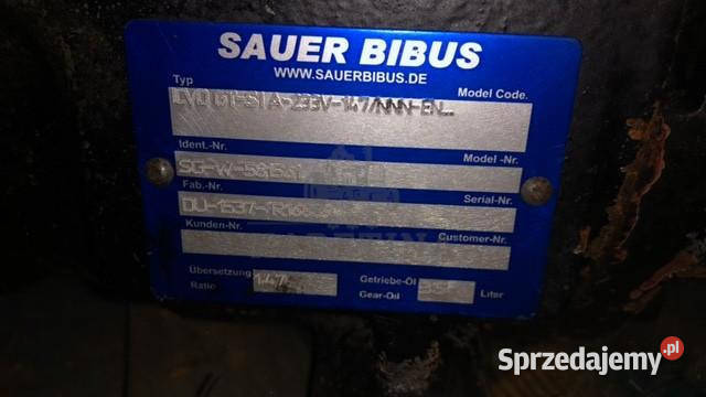 SAUER BIBUS ICVD GTS1A233V147NNNEN CZĘŚCI wielkopolskie Jastrzębniki