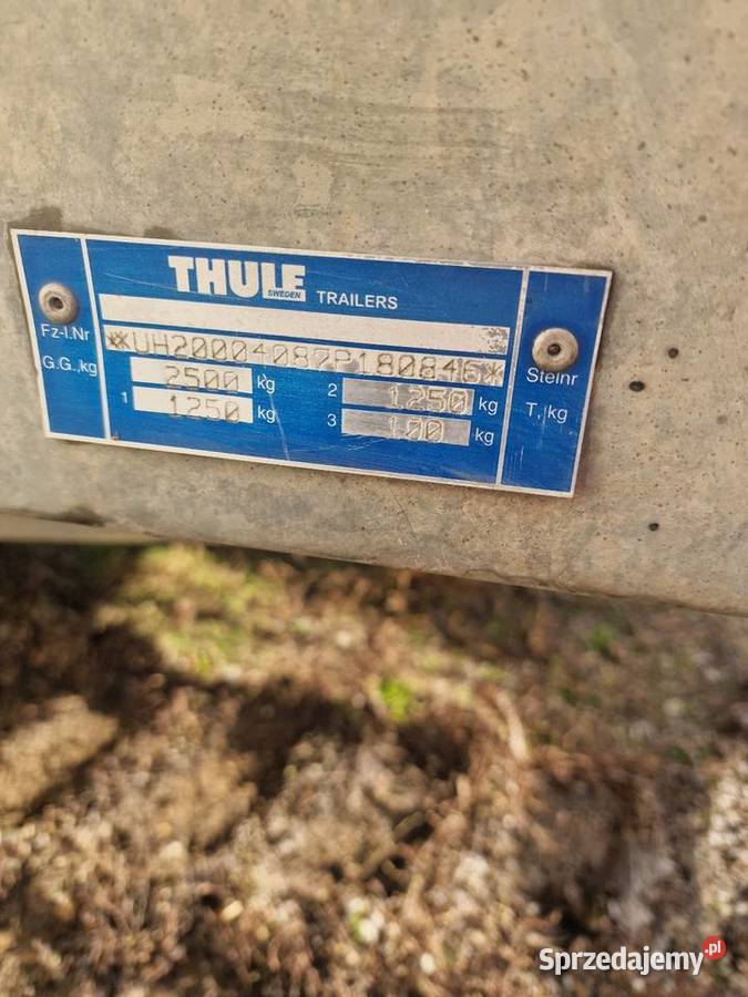 Przyczepa pod minikoparke 3m długości 120 Rok produkcji 2005 Laryszów