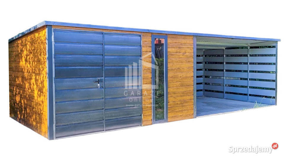 Garaż Blaszany 4x3m Wiata 45x3m Brama Gdańsk