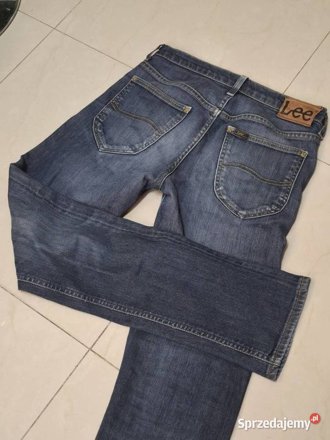 Lee S czarne jeansy W28 L32 regular straight