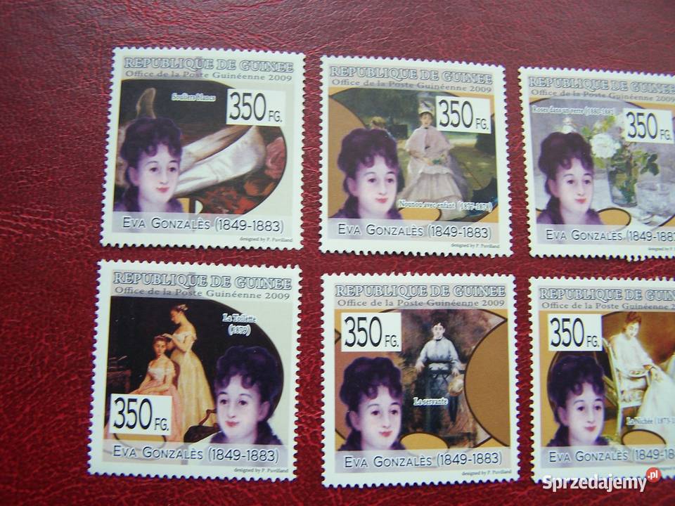 Gwinea 2009 MNH Sztuka Malarstwo Eva Gonzales śląskie Tychy