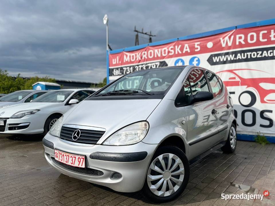 MercedesBenz A 160 17 Diesel Klima HAK Zadbany dolnośląskie Wrocław sprzedam