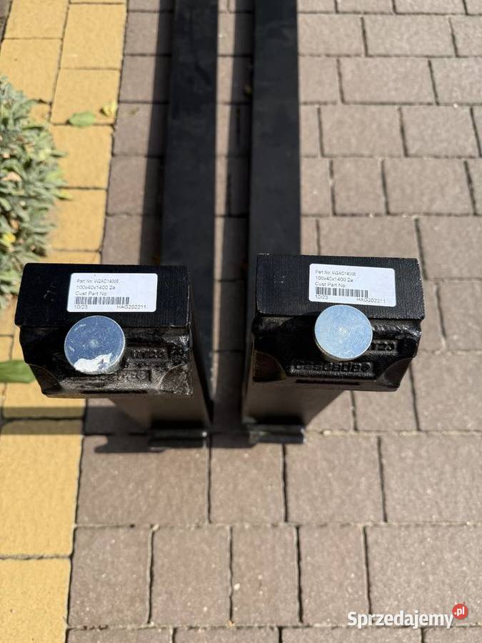 Widły 1400 x 100 x 40 karetka 2A nowe Osprzęt roboczy Stalowa Wola