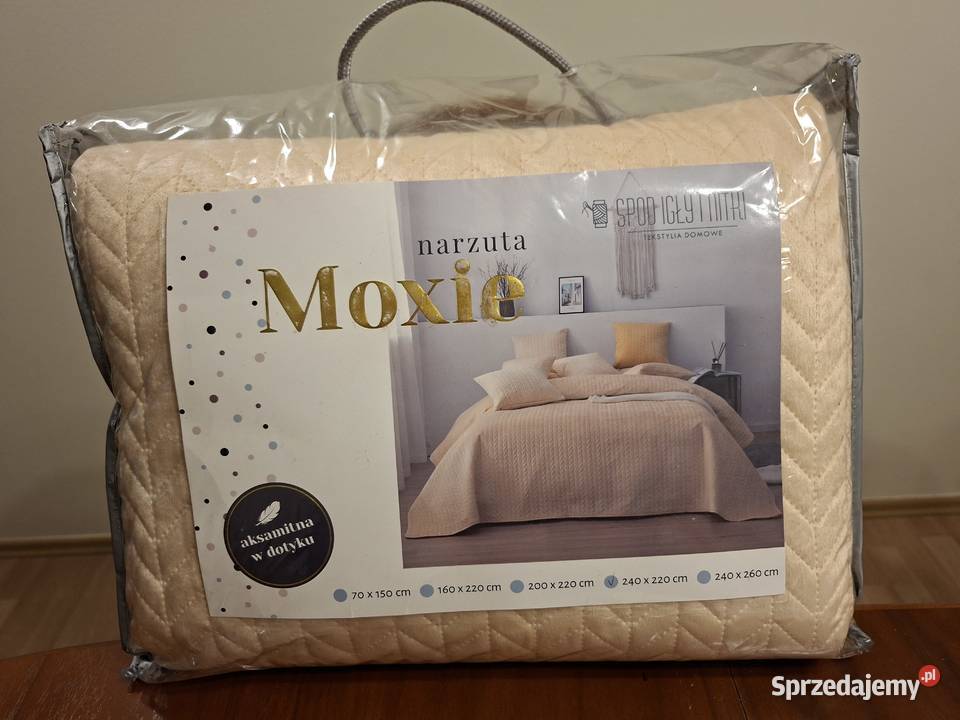 Narzuta na podwójne łóżko NOWA 220X240 beżowy Ciechanów