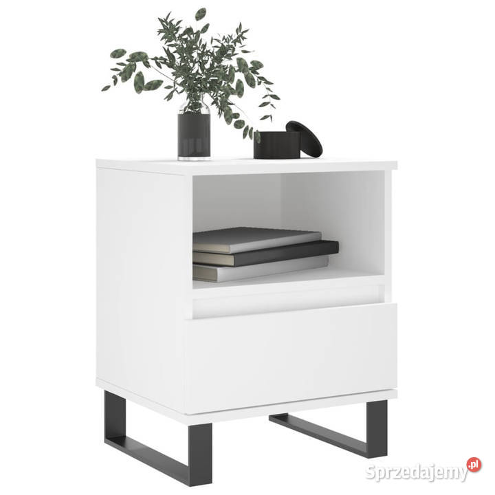 Szafka nocna biała 40x35x50 materiał Warszawa