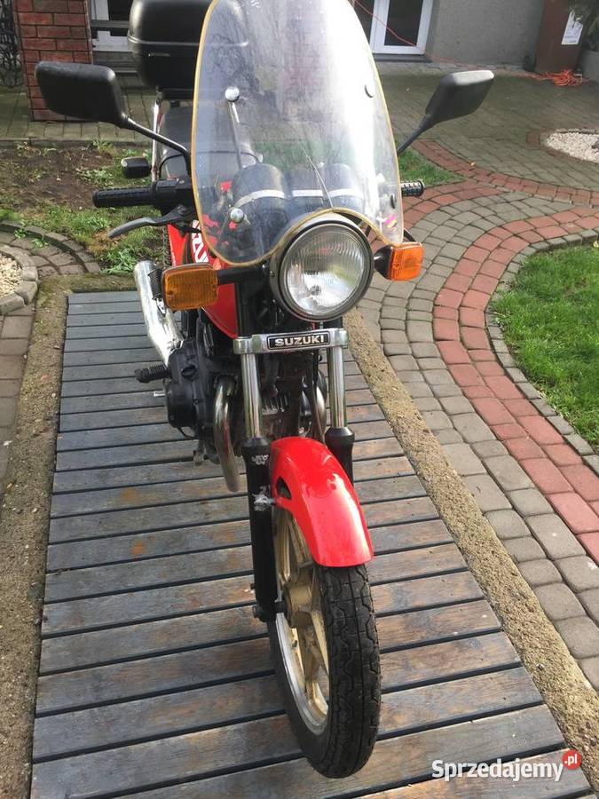 Suzuki GSX 400E 1988 czerwony pomorskie Gdańsk sprzedam