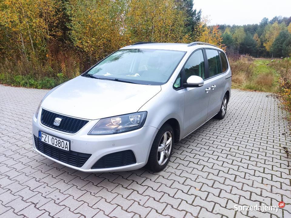 SEAT ALHAMBRA 20 TDI 140 2015 BEZWYPADEK tempomat Zielona Góra