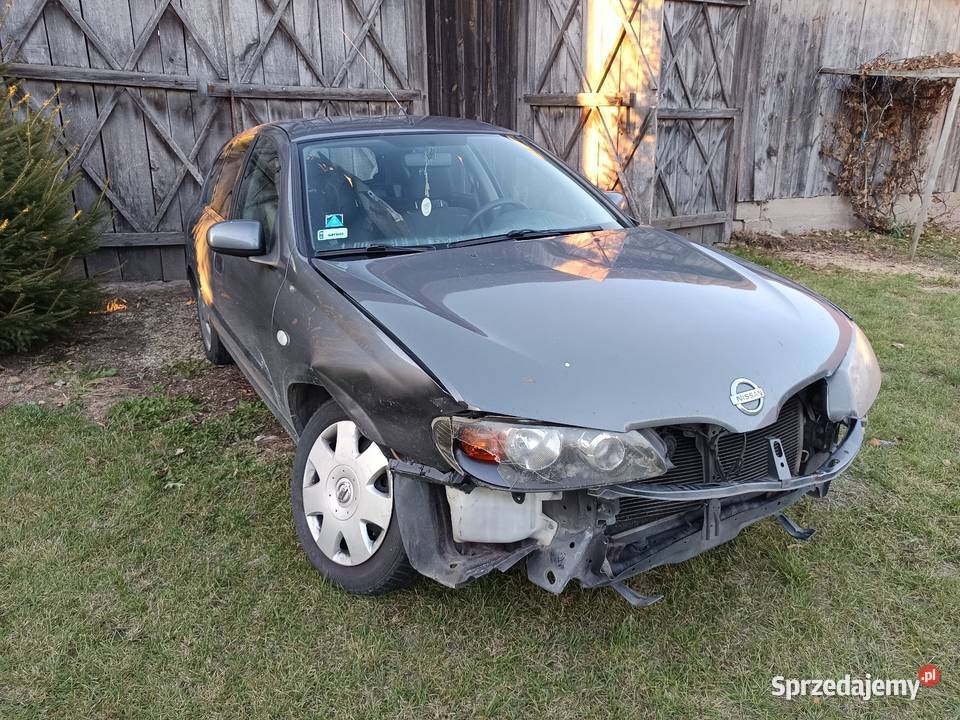 Nissan almera n16 LPGuszkodzonyna części Hak benzyna+LPG Sokoły