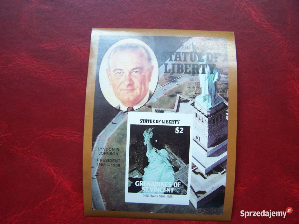 Grenadyny 1986 MNH Prezydenci USA Statua Tychy