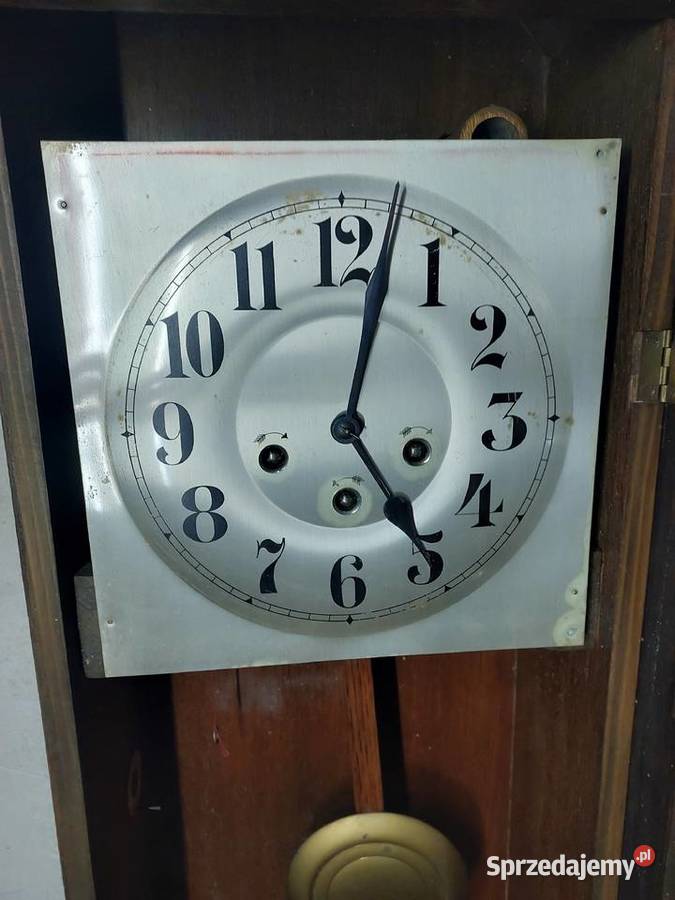104 Stary zegar ścienny kwadransowy sprawny pomorskie Tczew sprzedam