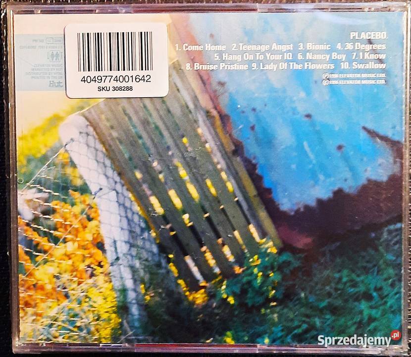 Album CD Zespół RockHipHopowy PLACEBO Album 1 płyta Katowice sprzedam