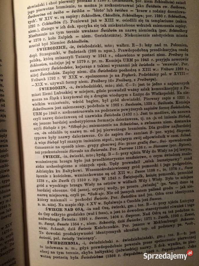 2759 Słownik Etymologiczny Miast I Gmin PRL zachodniopomorskie