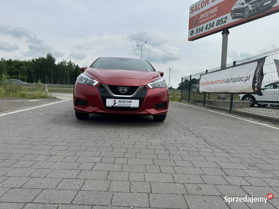 Nissan Micra K14 2017 czerwony Lipówki