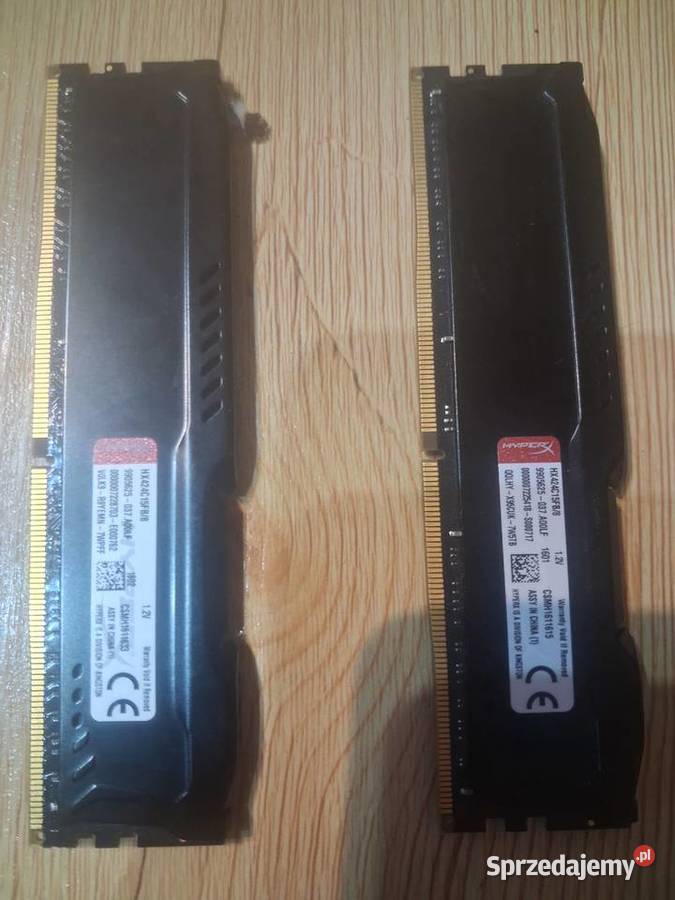 Dwie kosci pamieci ddr4 fury hyper 28gigabyte Gryfów Śląski