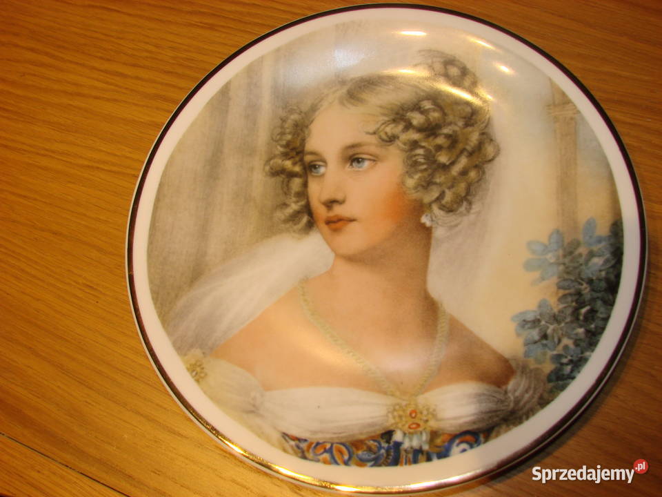 Natalia Potocka porcelanowy talerz Wawel Porcelana i szkło pomorskie Pruszcz Gdański
