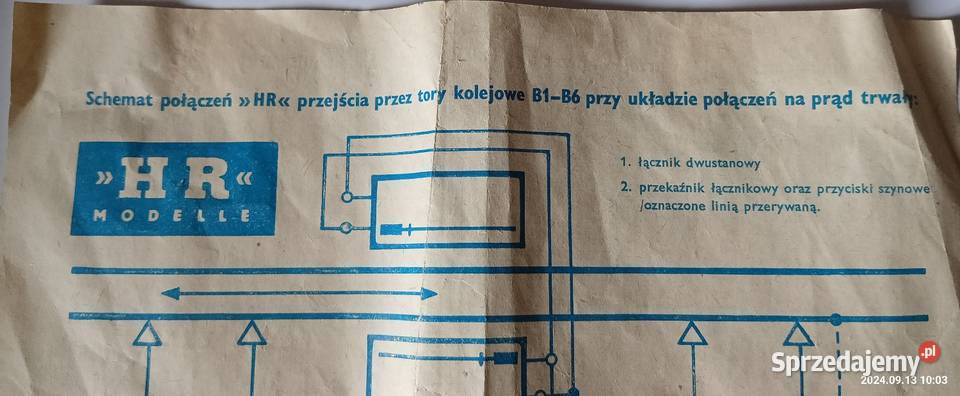 Przejazd kolejowy komplet DDR 1972 Kraków