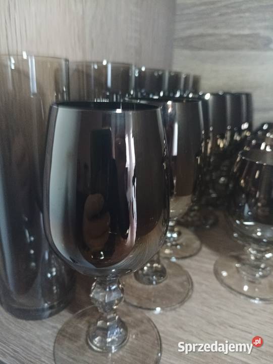 Kieliszki dymione i literatki z PRL Bieruń sprzedam