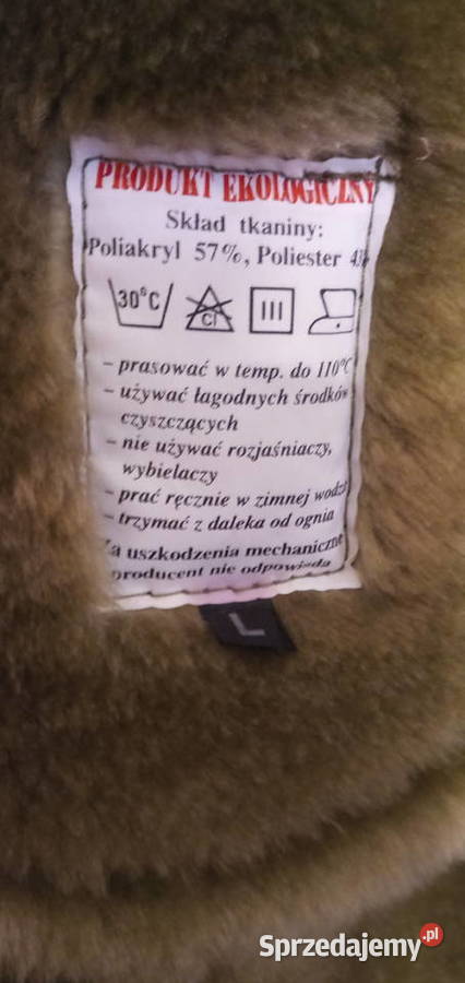 Kożuch kożuszek damski ekologiczny zielony Kożuszek Kurtki i płaszcze Wrocław