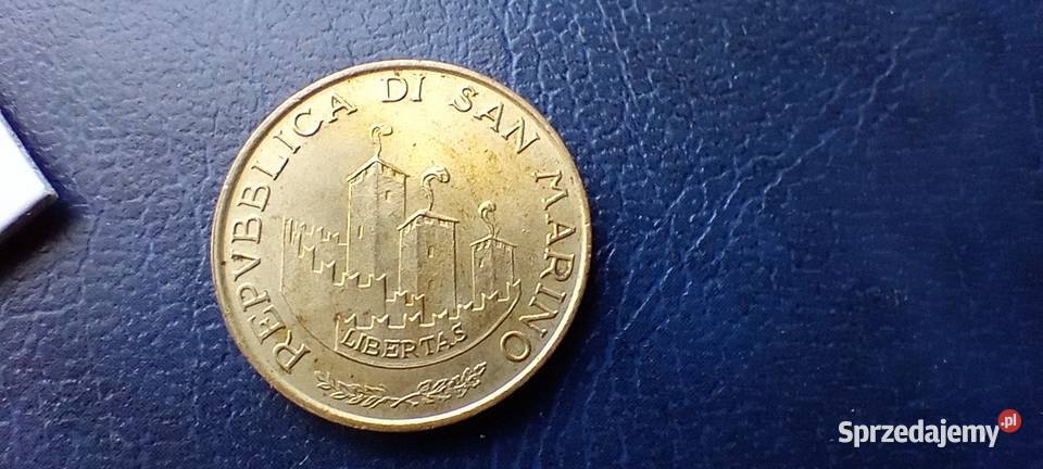 Stare monety 200 lir 1993 San Marino Lesko