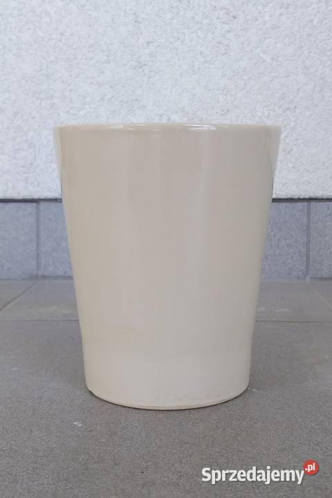 Doniczkaosłonka ceramiczna glazurowana ecrukość mazowieckie Warszawa