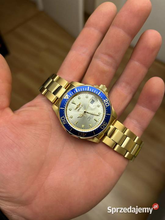 Zegarek Invicta Pro Diver w złotym kolorze nowy wielkopolskie Poznań
