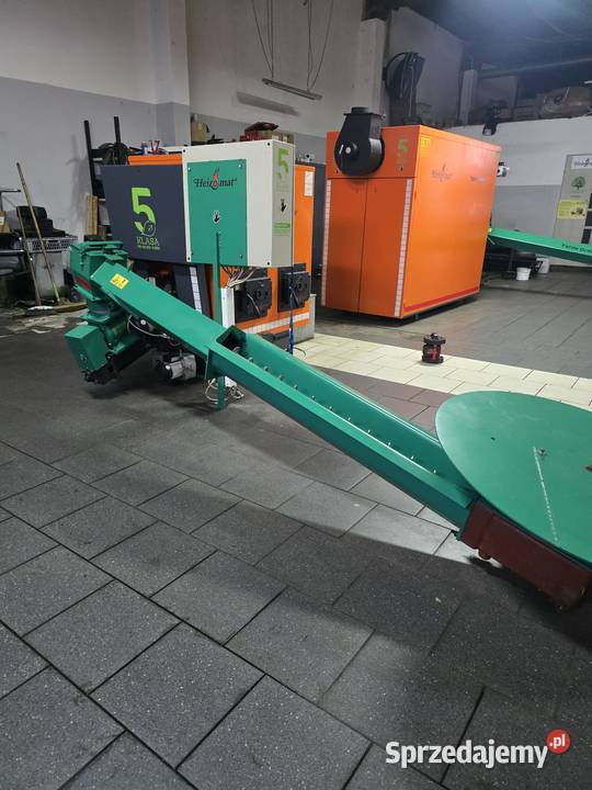 Piec na Trociny Zrębki Wióra Odpady poprodukcyjne MDF HDF Heizomat 50kw