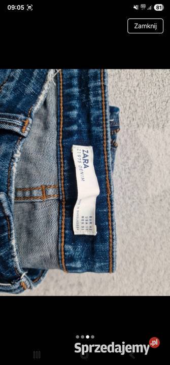 Dzinsy damskie Bez wzoru Spodnie Białystok