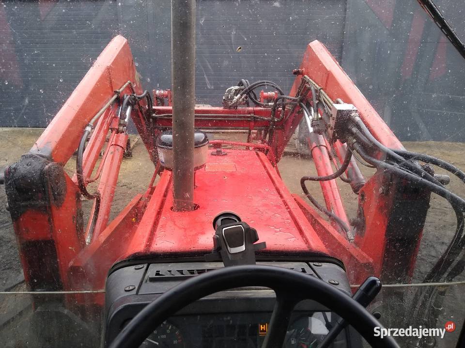 Ładowacz czołowy maileux MX460 MF 390 massey łódzkie Goszczanów