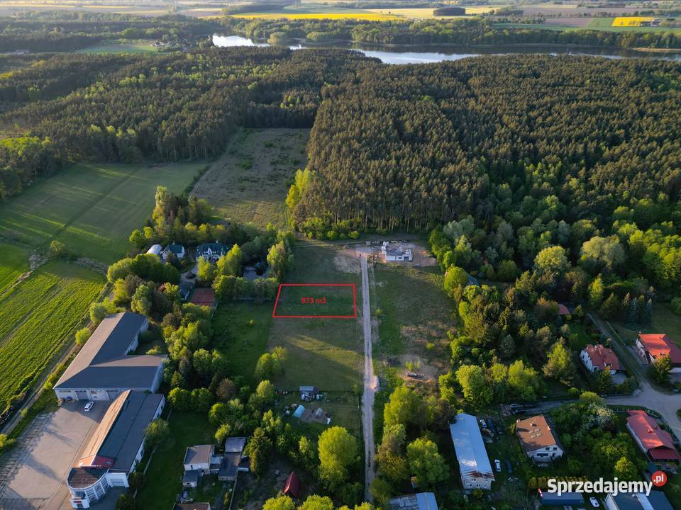 Działka budowlana 10 Poznań 60m lasu Bugaj
