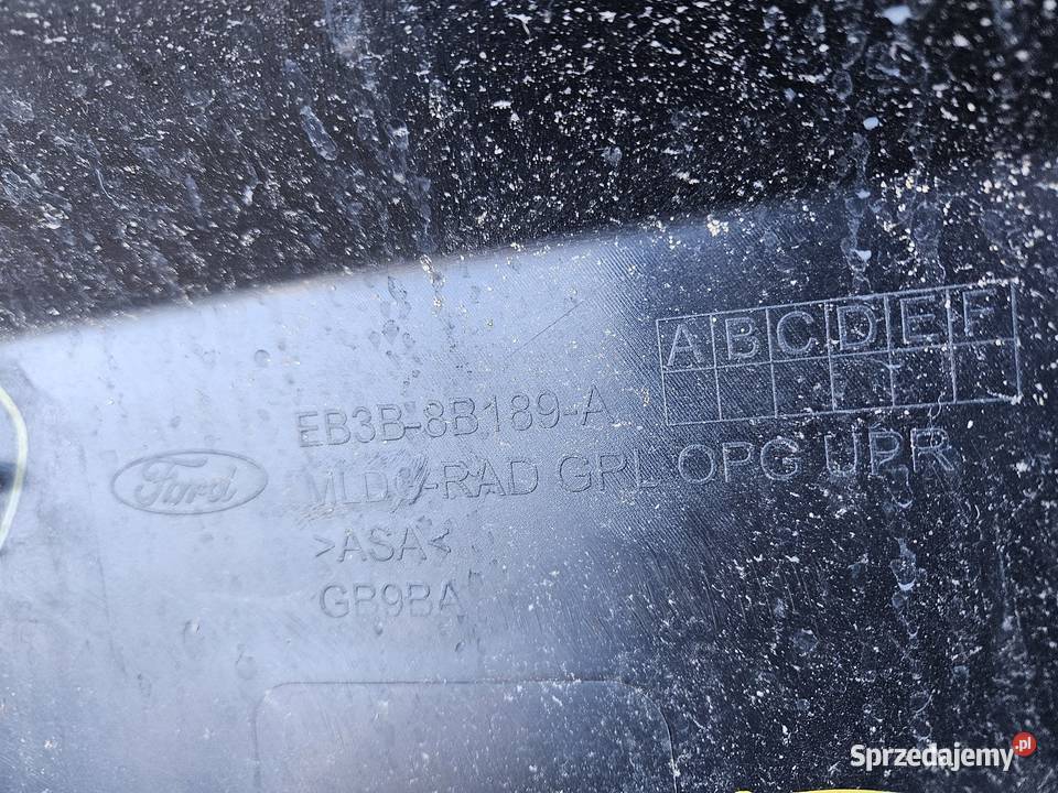 FORD RANGER IV LIFT GRILL ATRAPA RAMKA PRZÓD wielkopolskie Międzychód
