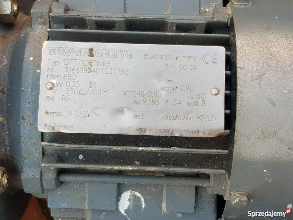 Motoreduktor SEW Napęd Do Bramy Miksch 025KW Pozostałe Nowy Tomyśl