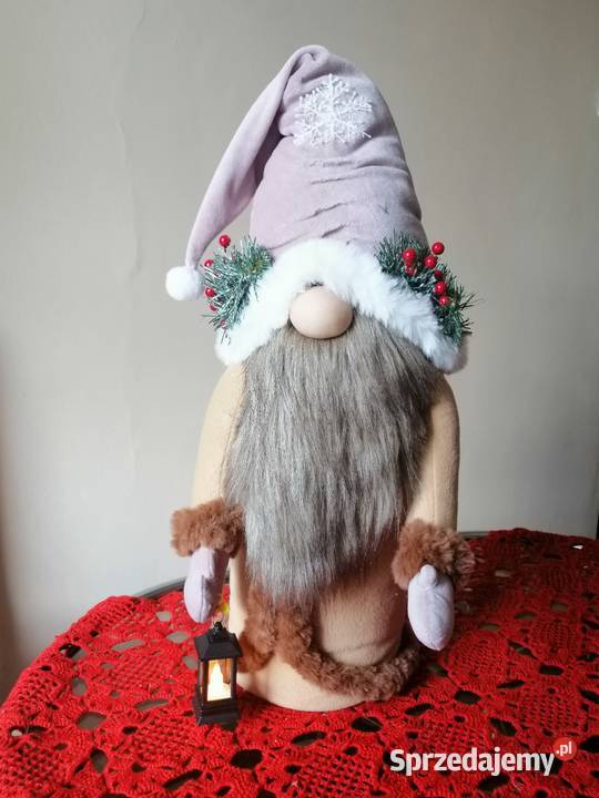 Para skrzatów z migająca latarenką Dekoracja Katowice