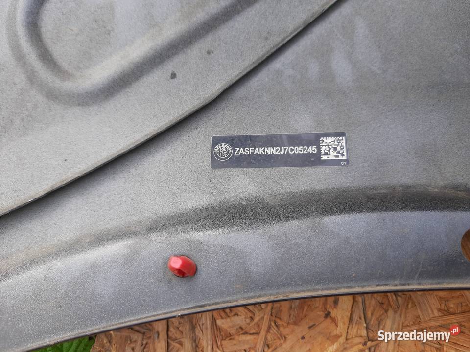 Alfa Romeo Stelvio błotnik prawy przód Błotniki Strzyżewice