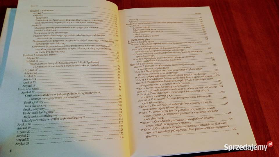 Ustawa o rozwiązywaniu sporów zbiorowych Rok wydania 2011 Gdańsk