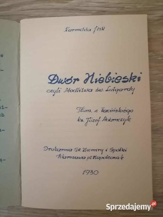 Dwór Niebieski 1930 Pozostałe Wałbrzych sprzedam