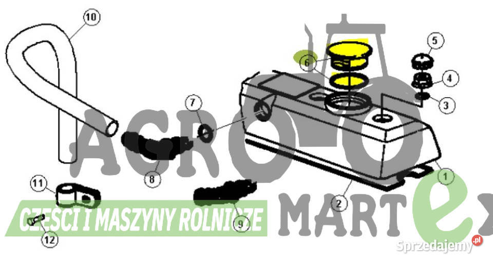 6005021495 KOREK POKRYWY ZAWORÓW CLAAS Wichrów