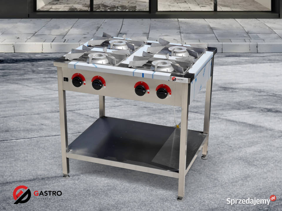 Kuchnia gazowa 4 palnikowa z półką Okazja 245 kW Ostrów Wielkopolski sprzedam