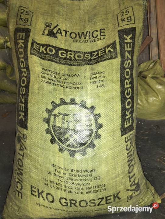 Ekogroszek katowickie składy węgla Opał Białystok sprzedam