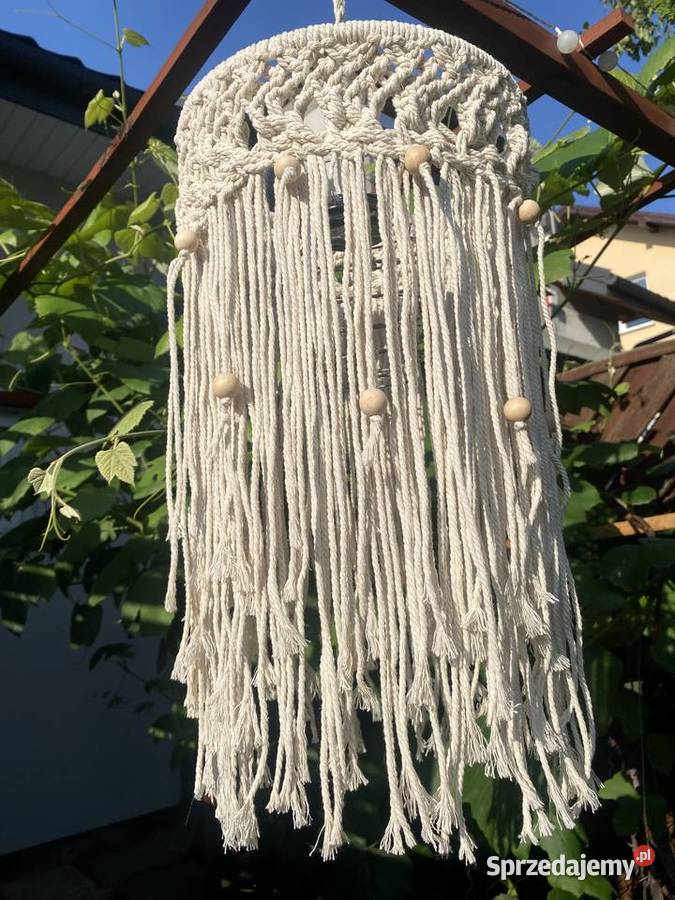 Lampion makramowy s stylu boho Tarnów