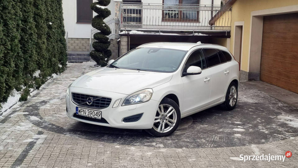 Volvo V60 D5 Skóry Xenon 163 Serwis Bogate mazowieckie Płońsk