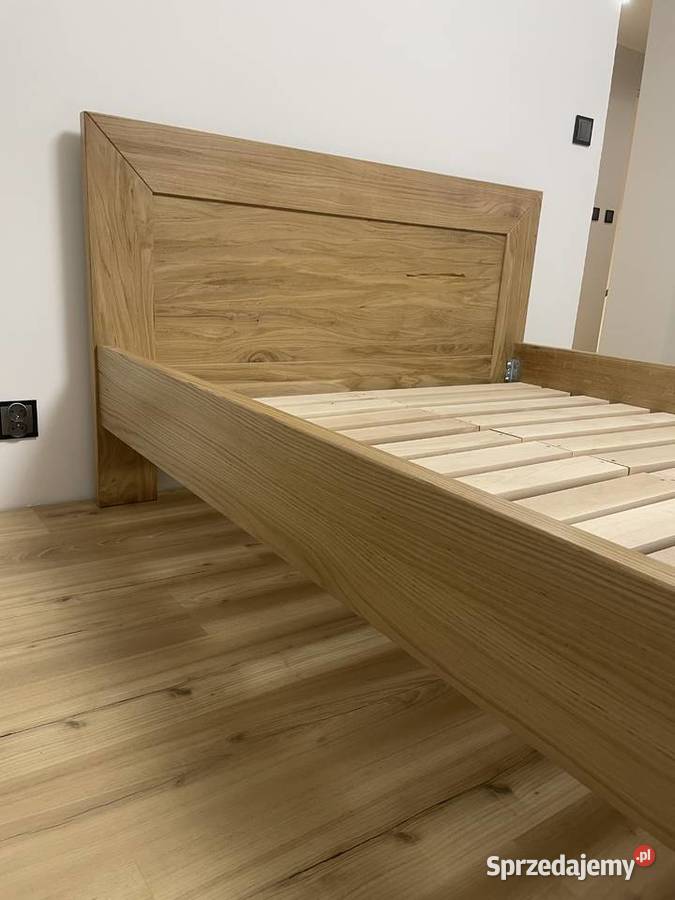 Łóżko z litego drewna dąb buk solidność na lata Nowy Sącz