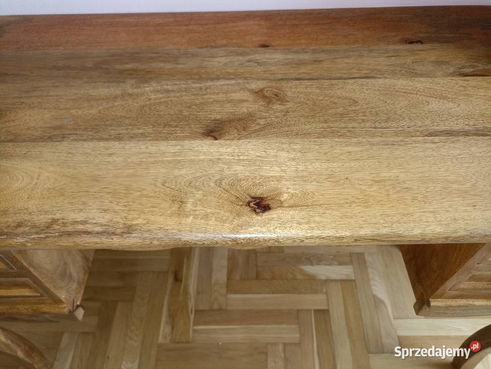 Biurko konsola Lite drewno mango 115 x 45 x 75 115cm mazowieckie
