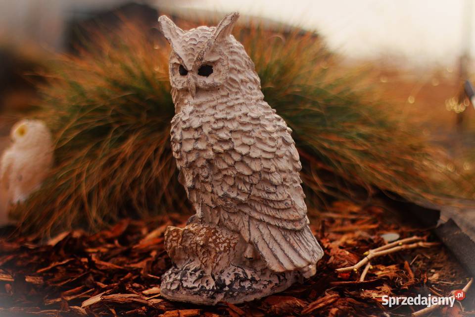 Figury rzeźby ogrodowe betonowe sowa